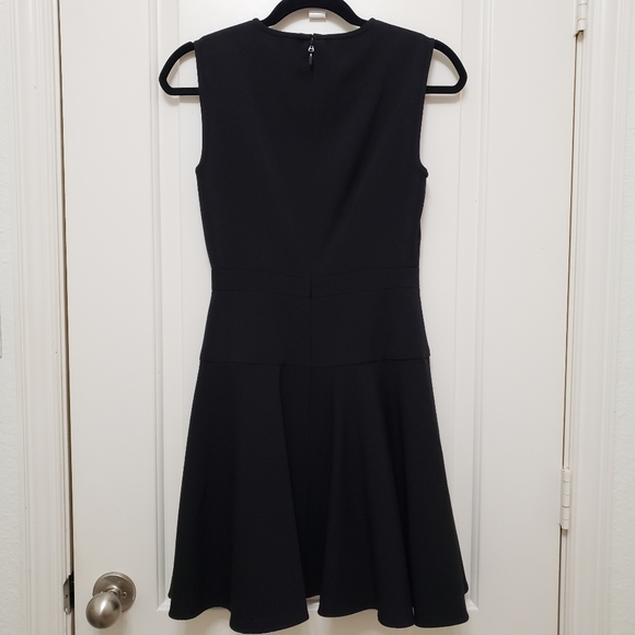 BCBGMaxAzria Embroidered Sheer-Trim Dress - Picture 5 of 16